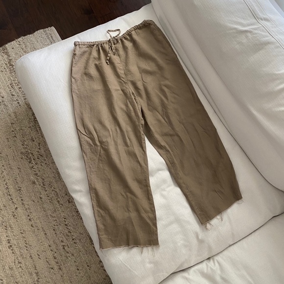 Vintage Pants - Closet Closing Today!: Milk Folk Drawstring Linen Pants, PRICE FIRM